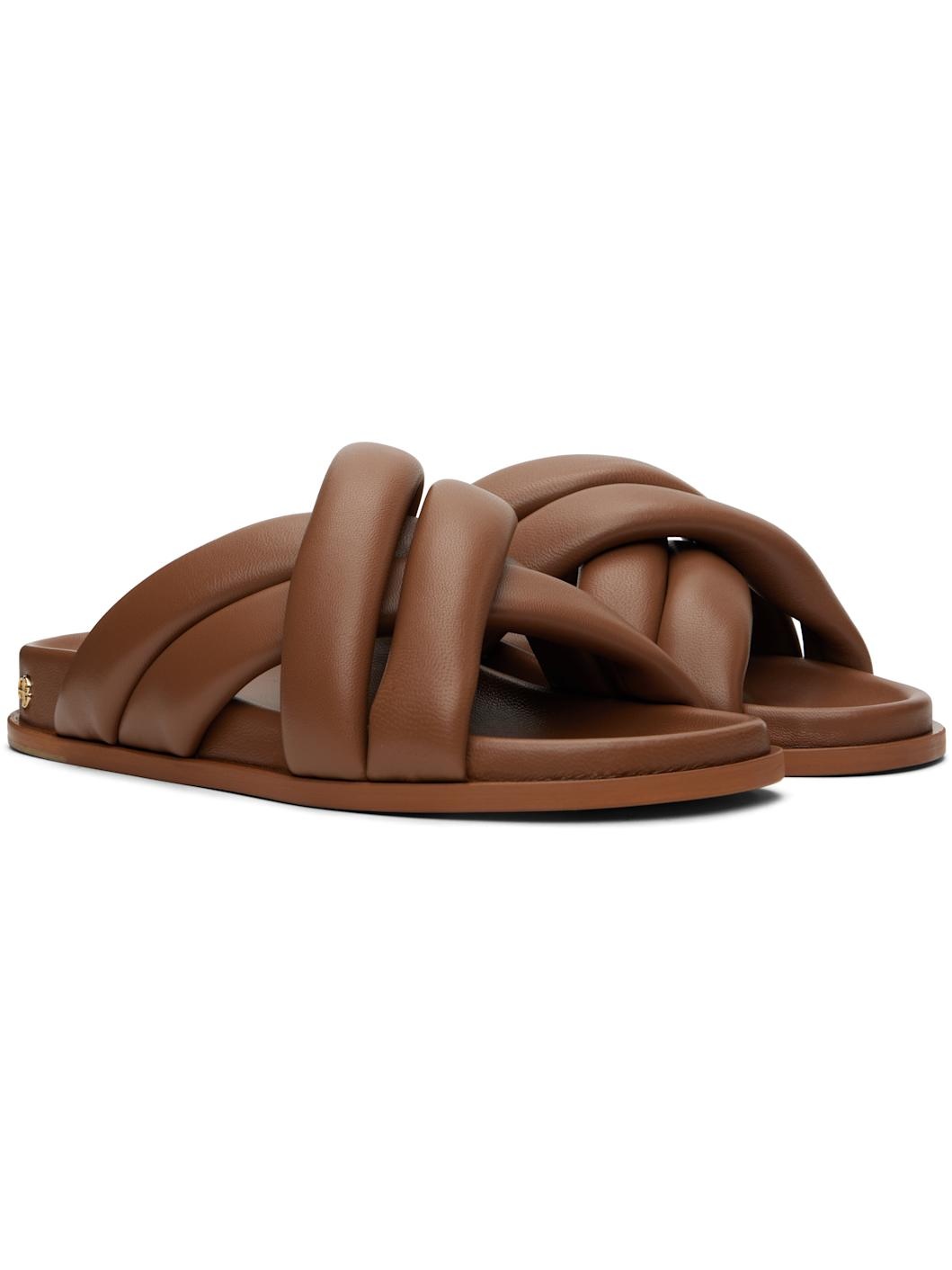 Brown Lizzie Sandals - 4