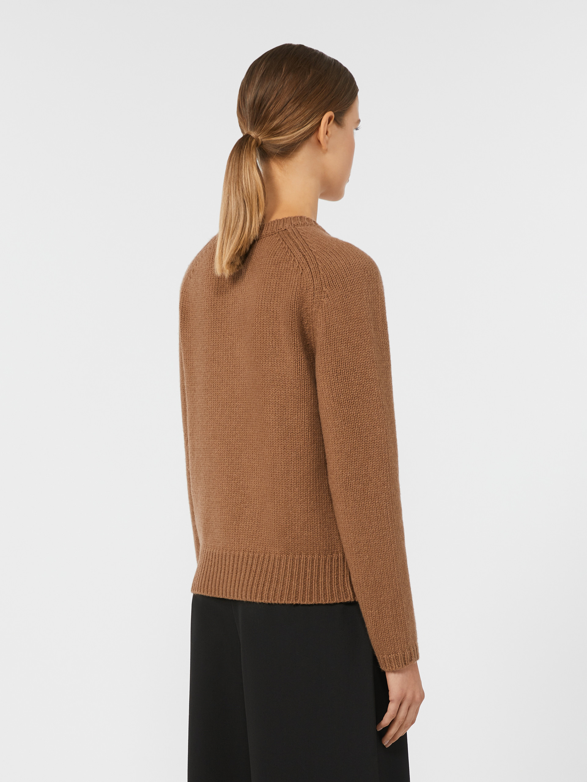 KASIA Mouliné wool and cashmere cardigan - 4