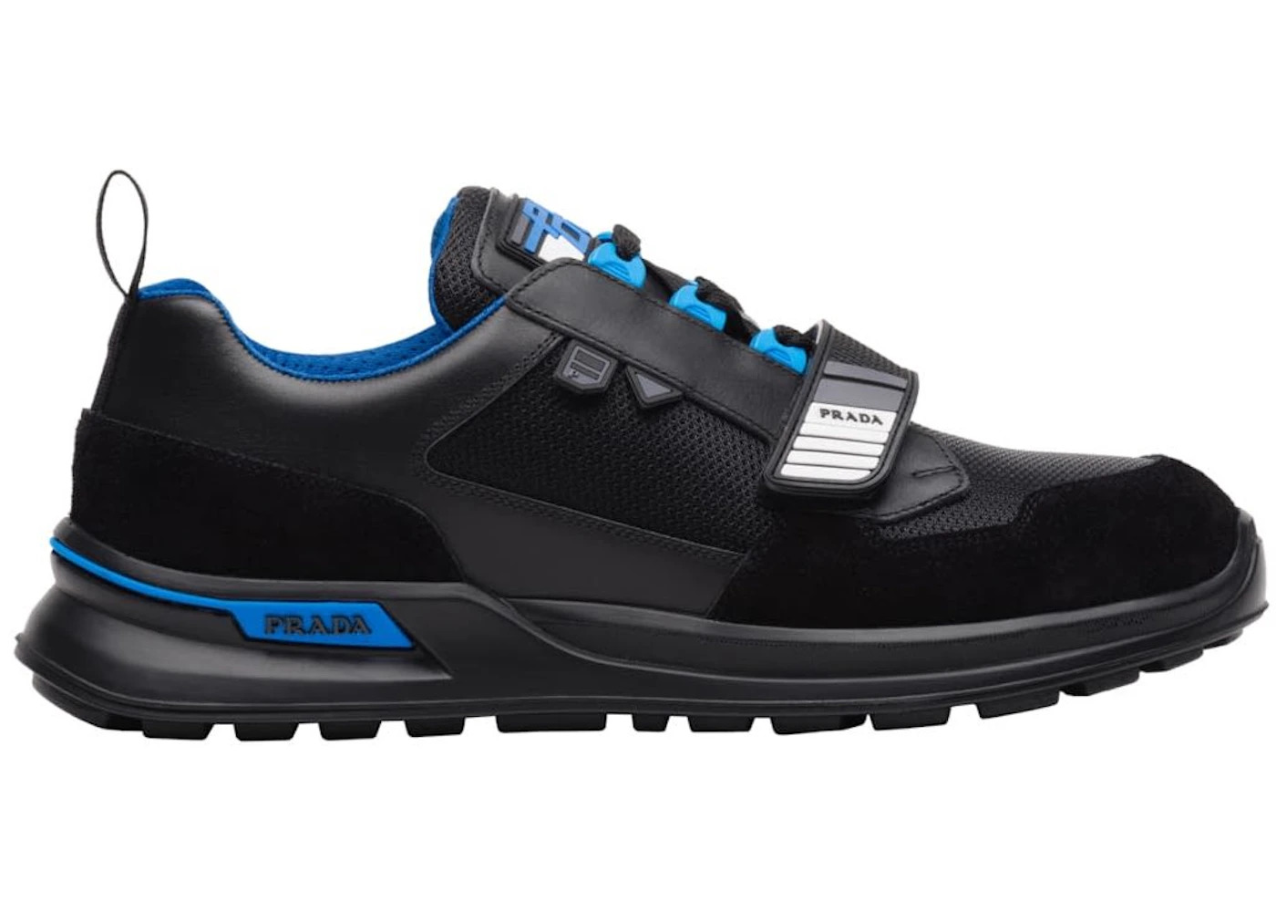 Prada Mechano Leather Black Blue - 1