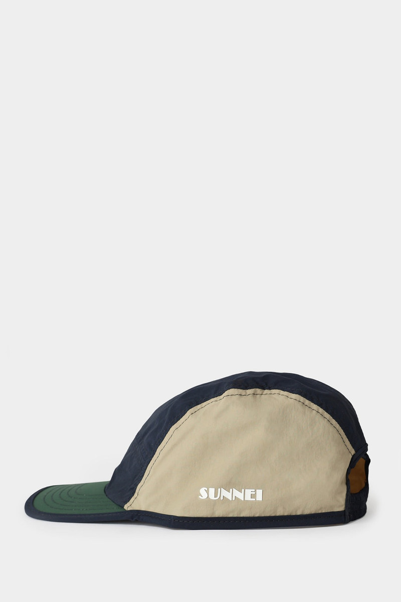SUNNEI BASEBALL CAP / navy, beige & green outlook