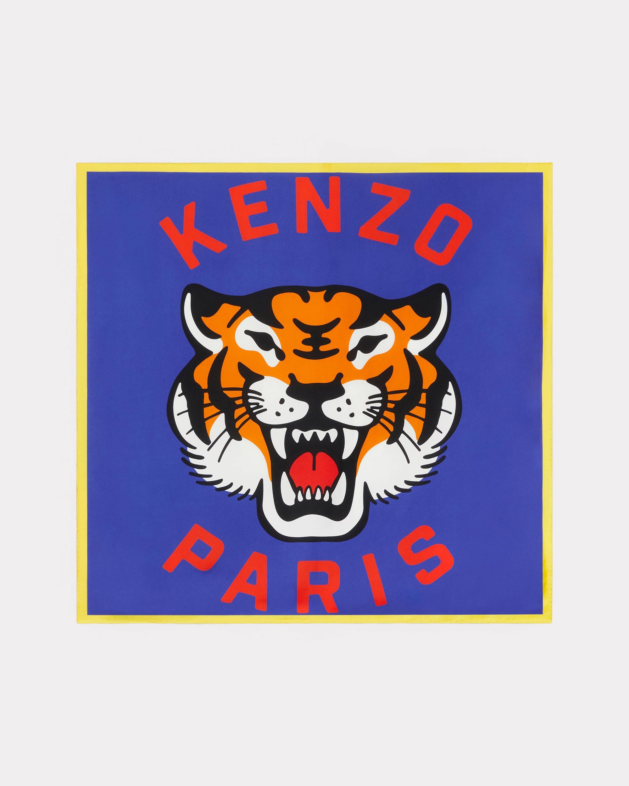 'KENZO Lucky Tiger' silk square - 1