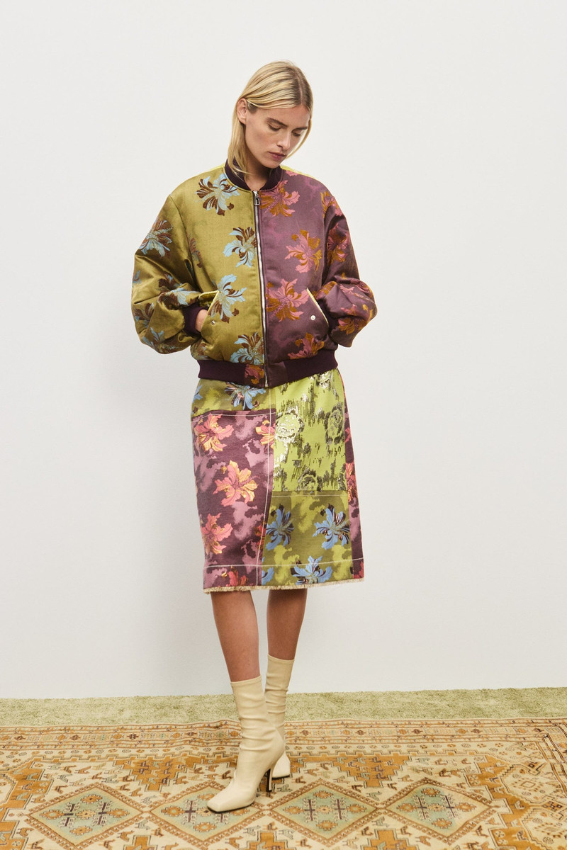 ALÉMAIS Adriana Jacquard Bomber Jacket outlook