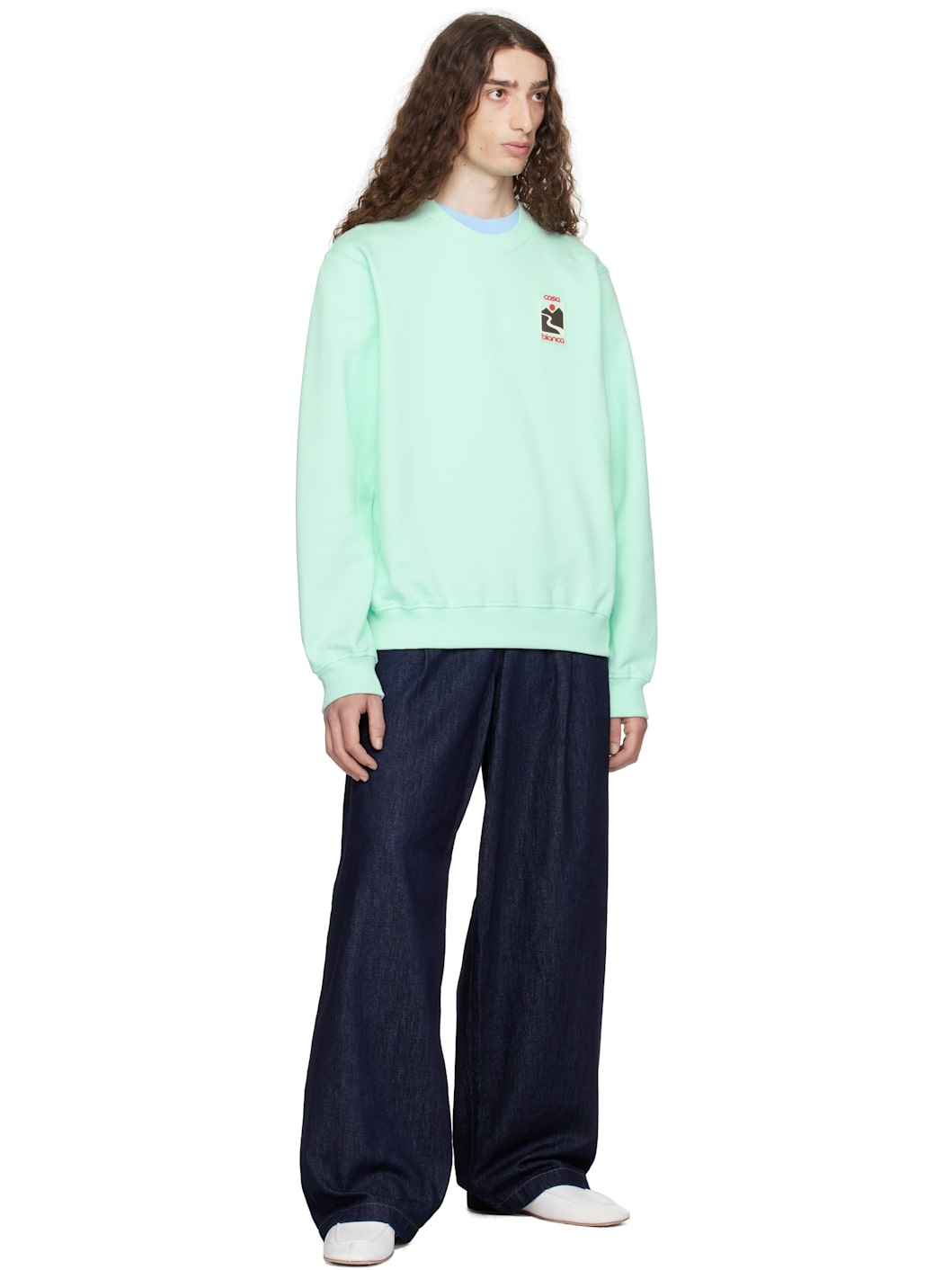 Green Sunset Valley Sweatshirt - 4