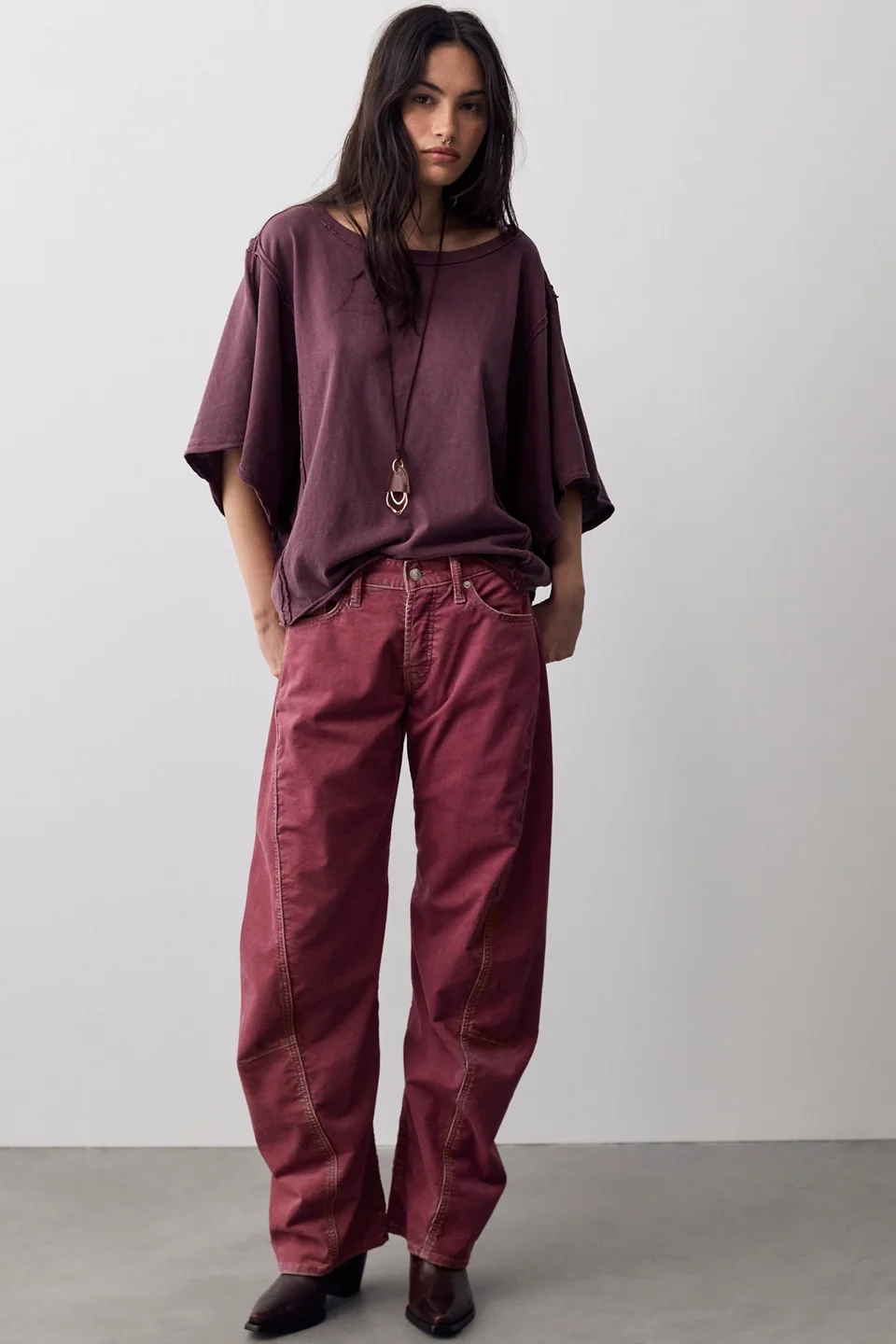 We The Free Fable Washed Cord Twisted Jeans - 1