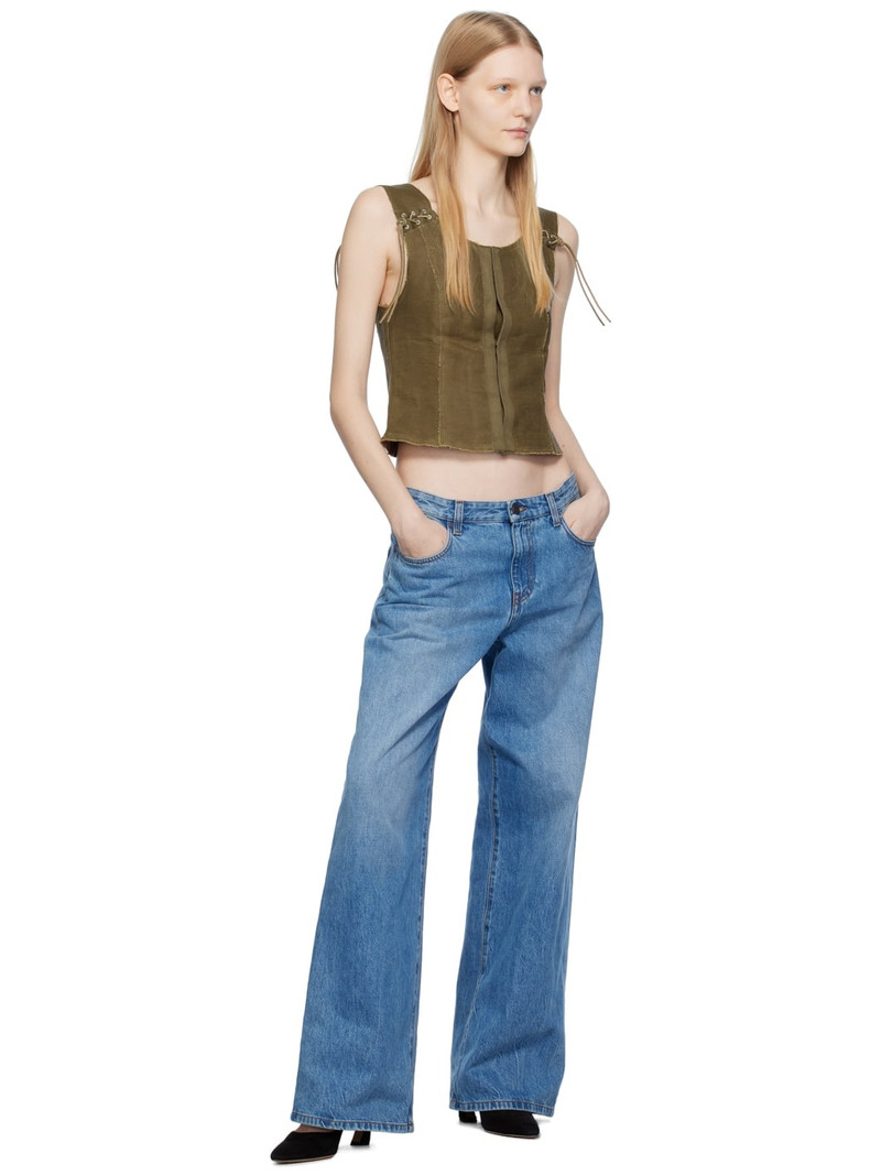 Our Legacy Khaki Tough Vest outlook