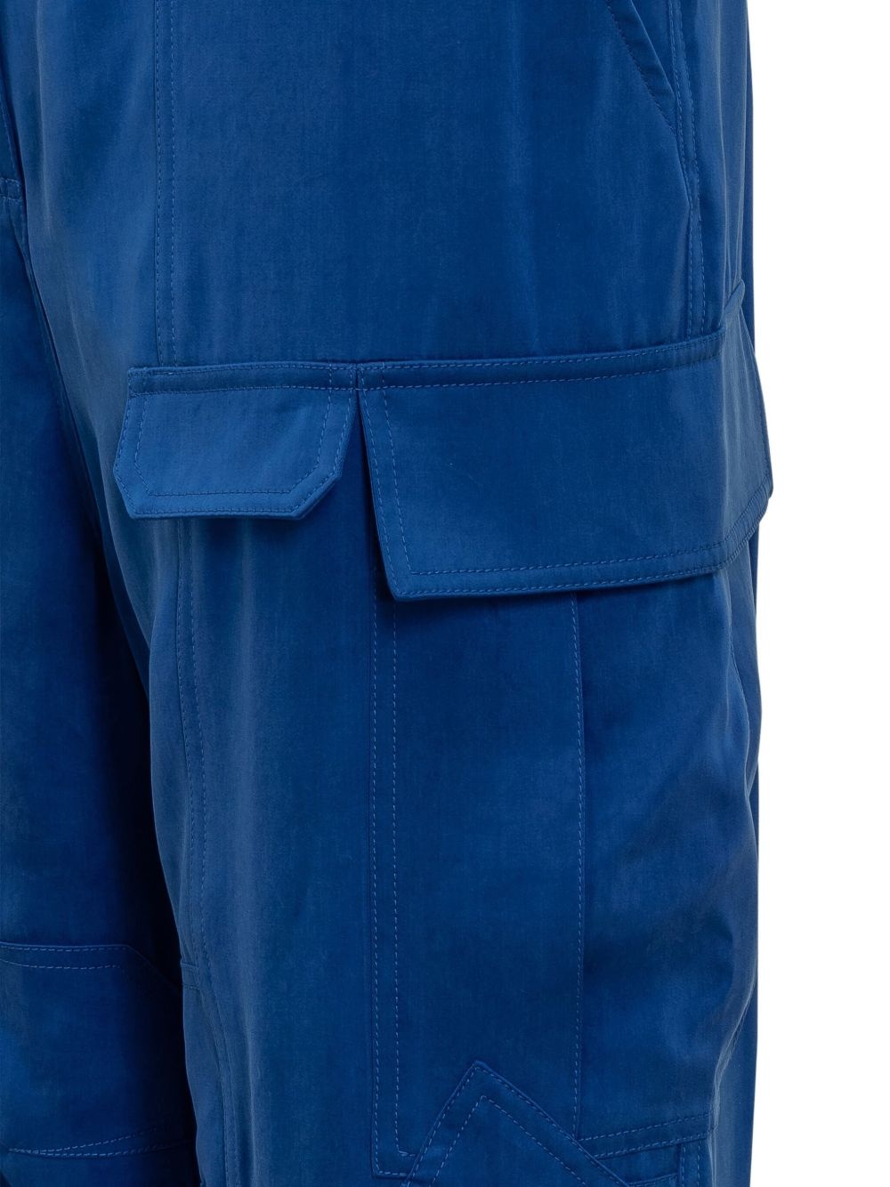 lyocell straight-leg trousers - 4