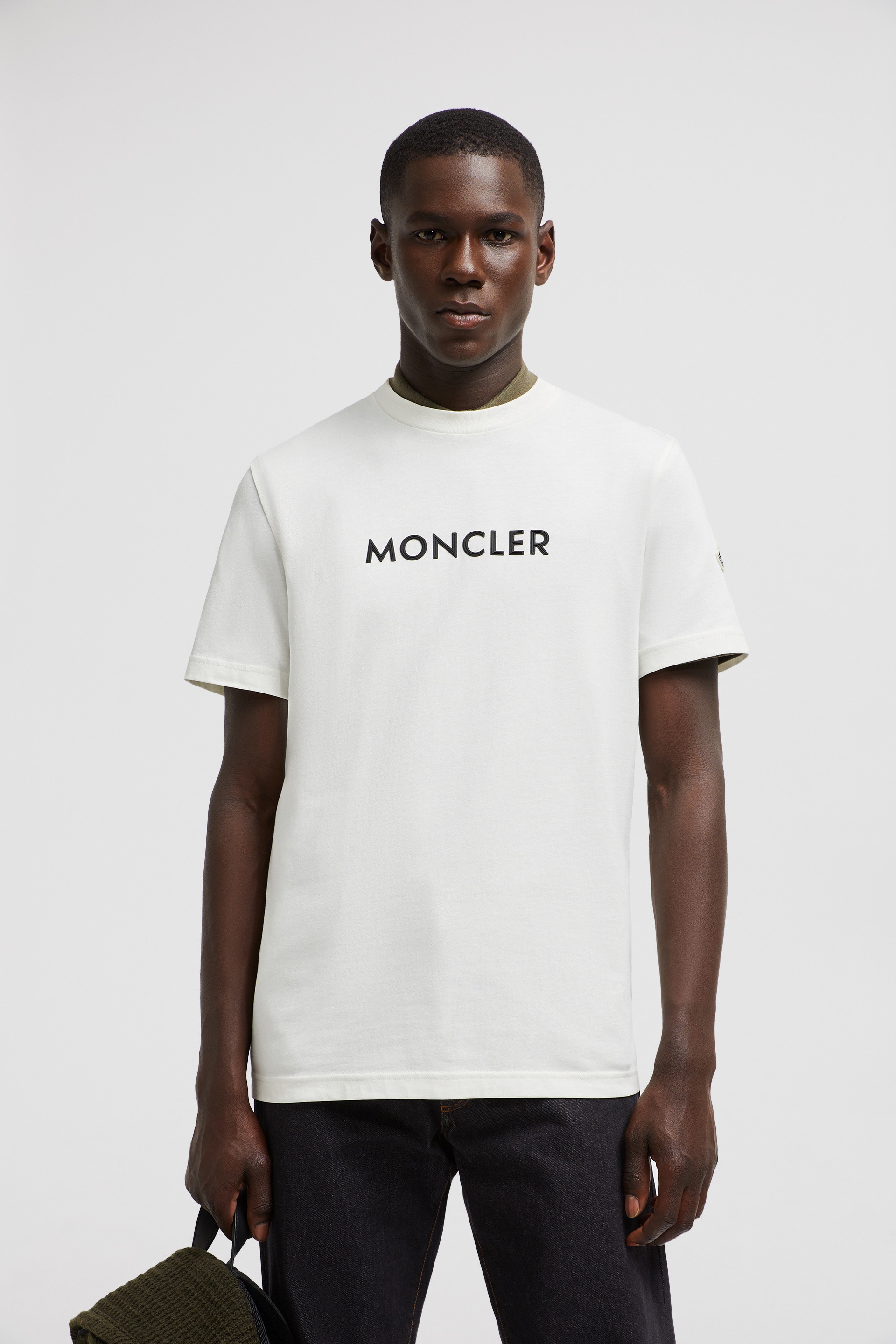 Moncler Rubberized Logo T-Shirt | REVERSIBLE