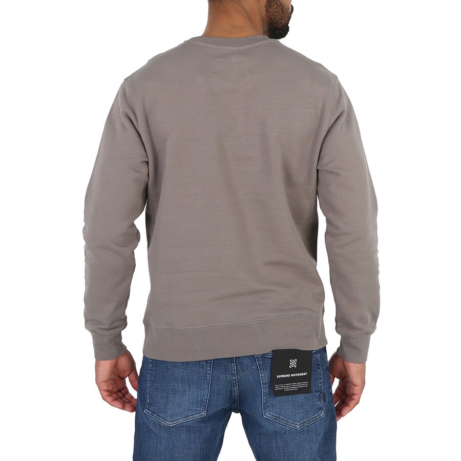 A Cold Wall Men's Mid Grey Essential Logo Crew Sweater - 6