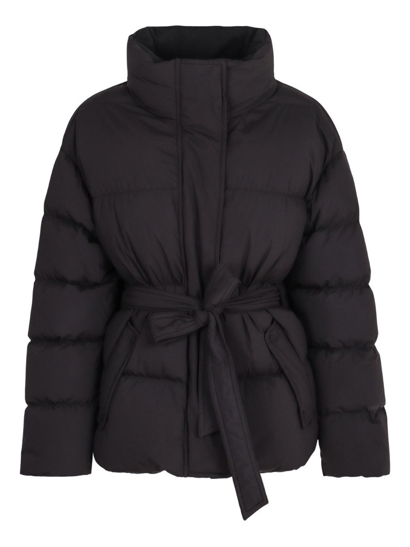 Herno belted puffer jacket outlook