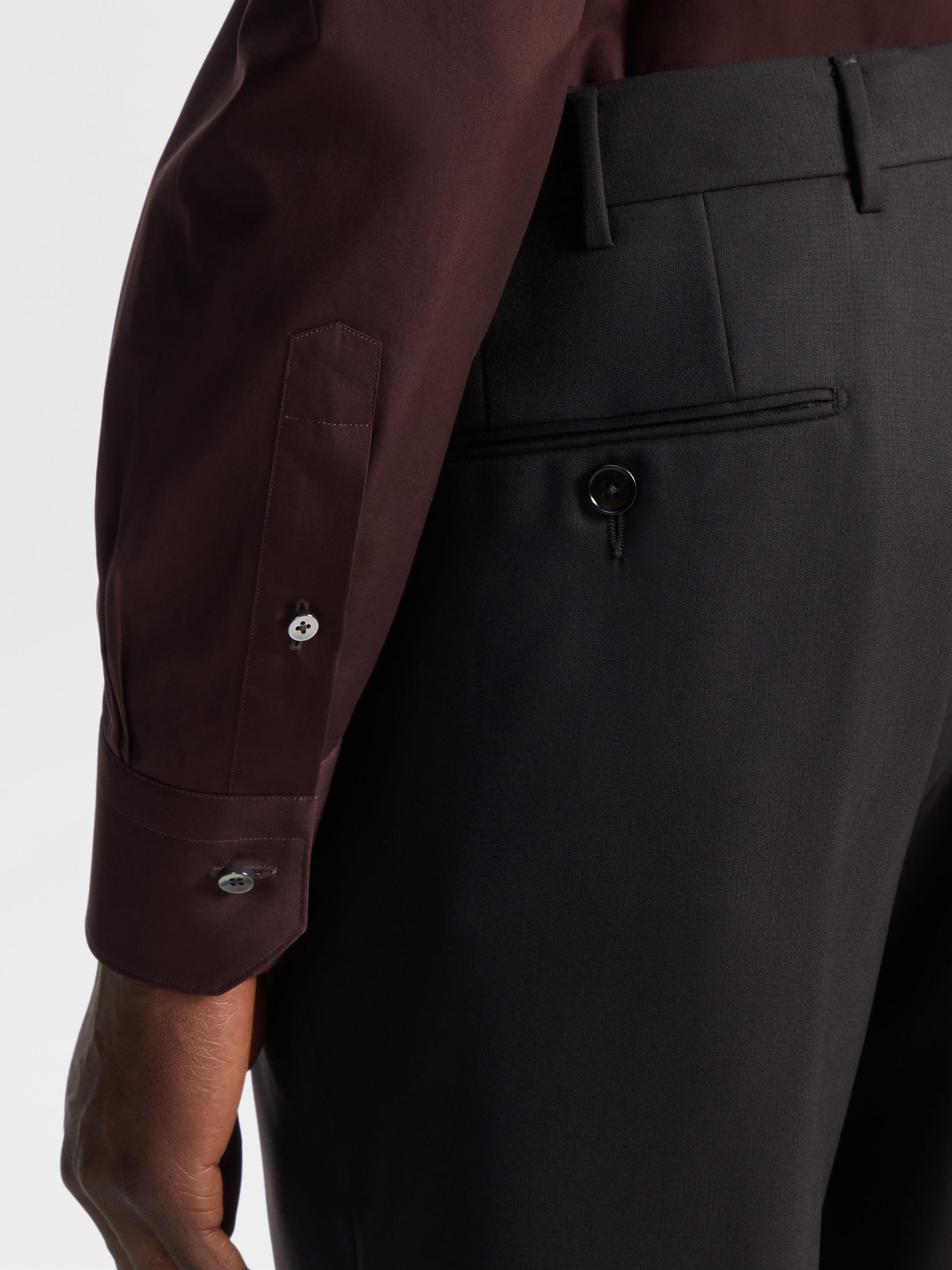 BLACK 15MILMIL15 WOOL PANTS - 5