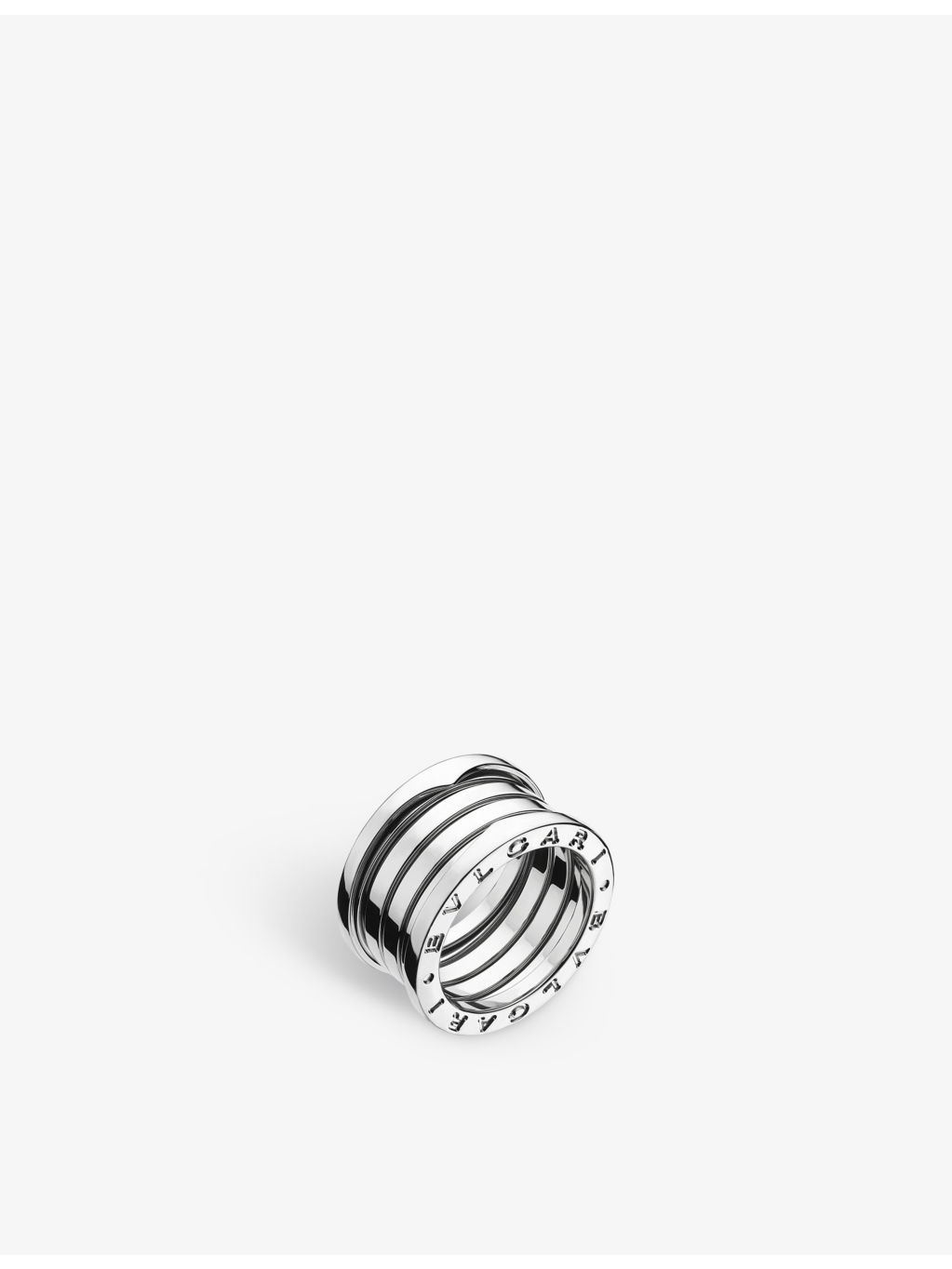 B.zero1 four-band 18ct white-gold ring - 4