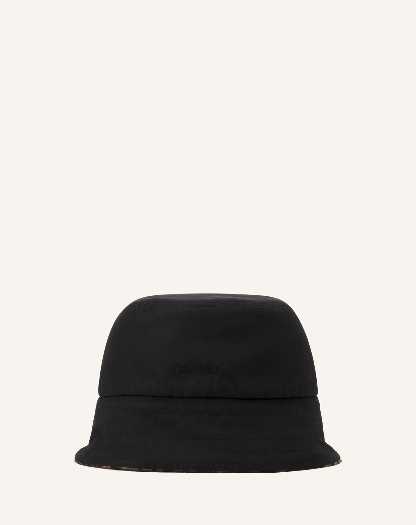 LEOPARD PRINT REVERSIBLE BUCKET HAT - 5