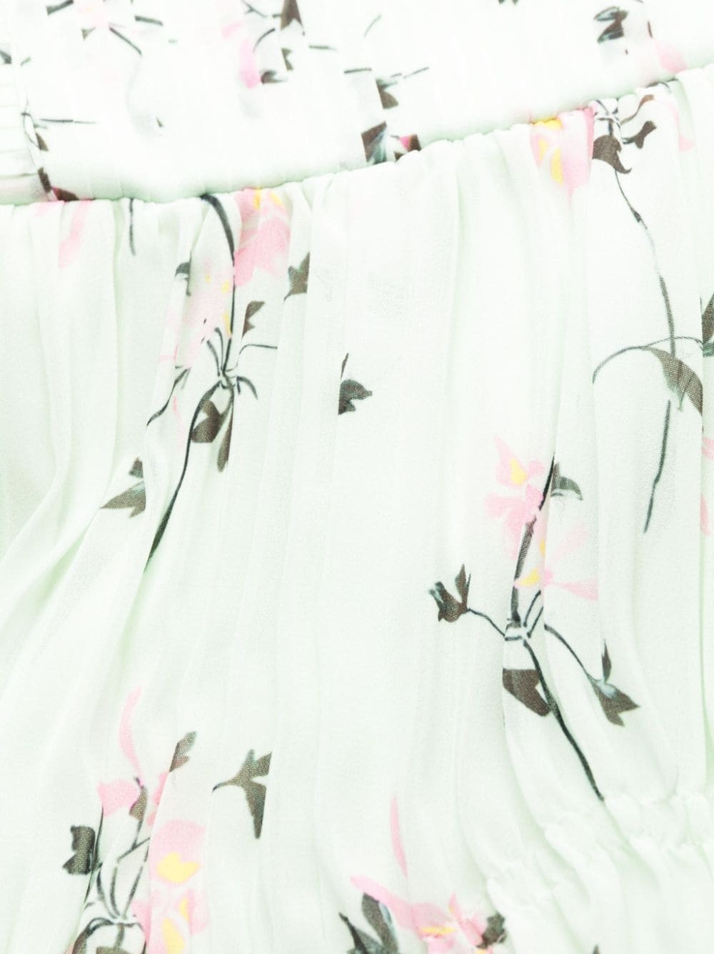 floral chiffon minidress - 7