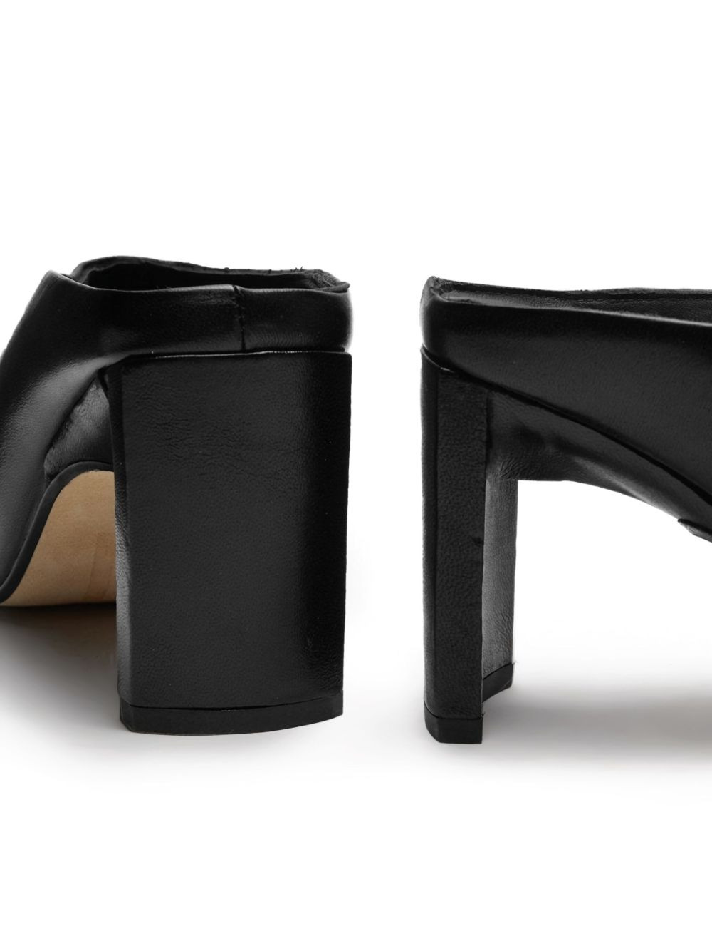 85mm Justyna square-toe block-heel mules - 3