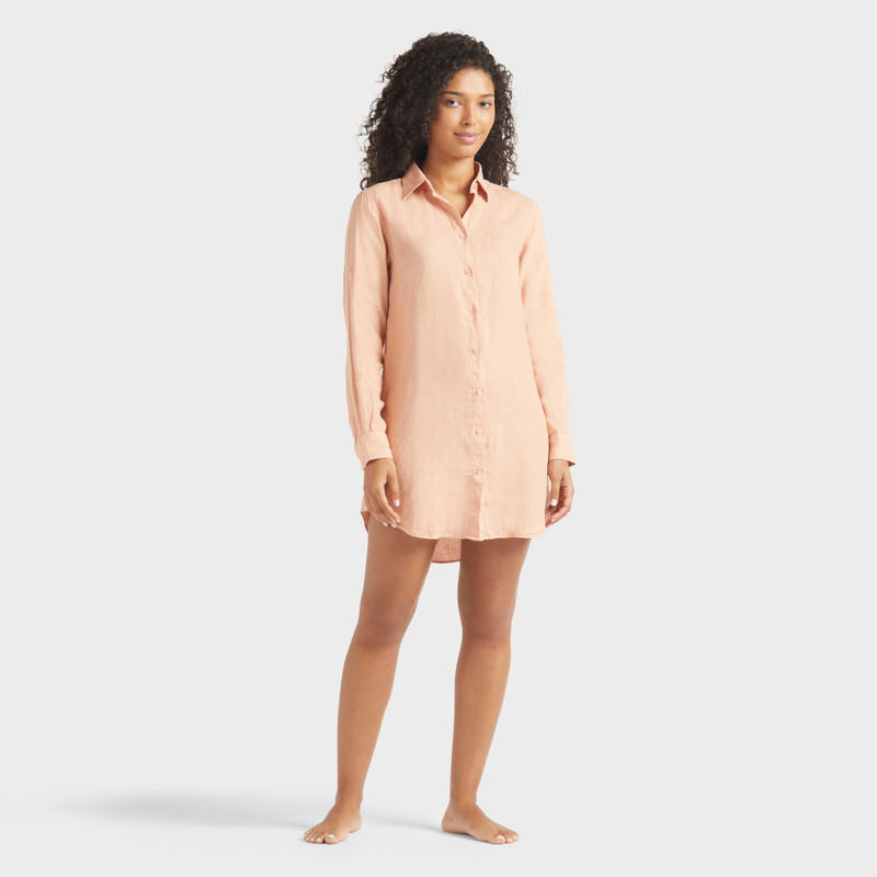 Vilebrequin Women Linen Shirt Dress Solid outlook