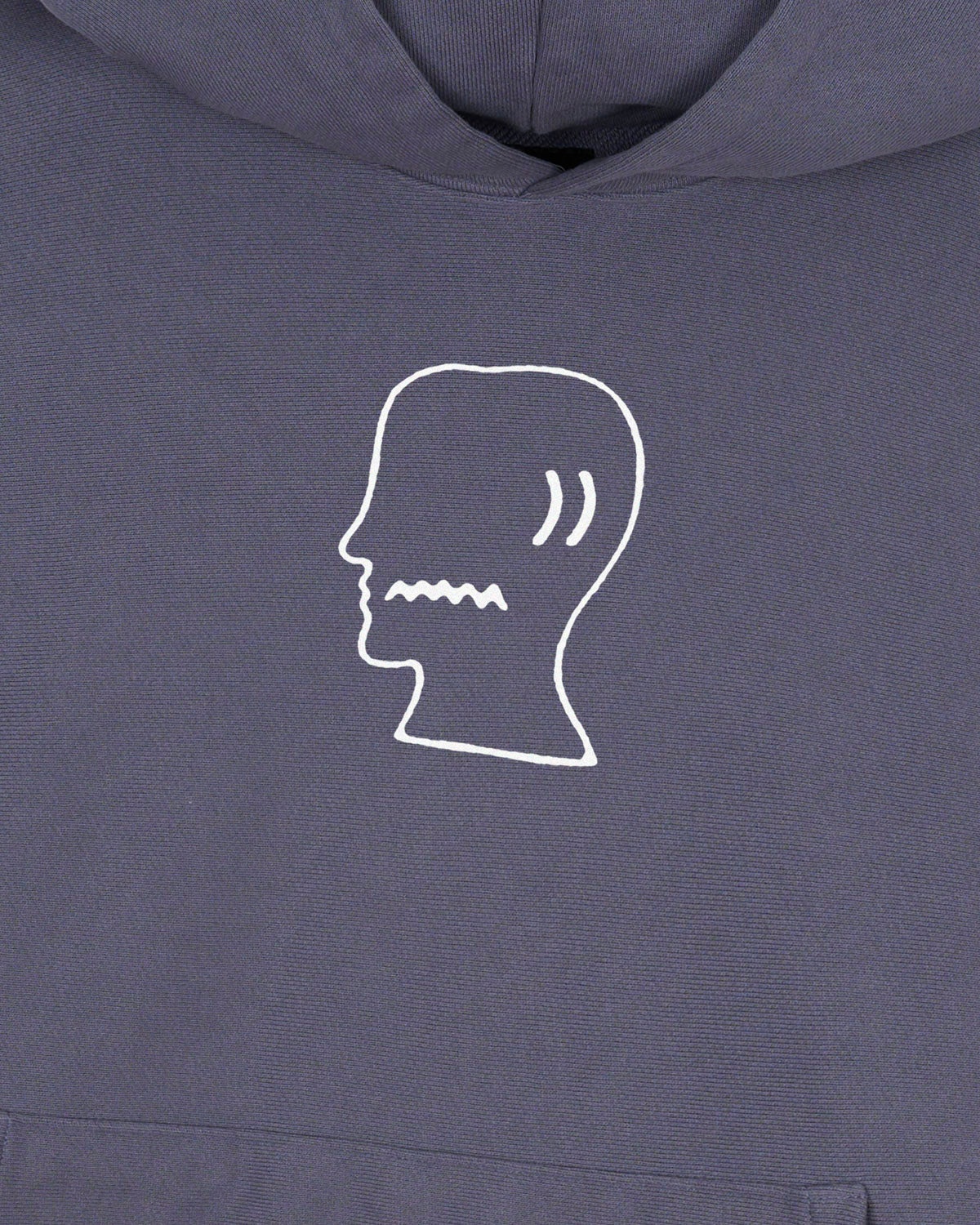 Brain Dead Logohead Hoodie - Slate - 2