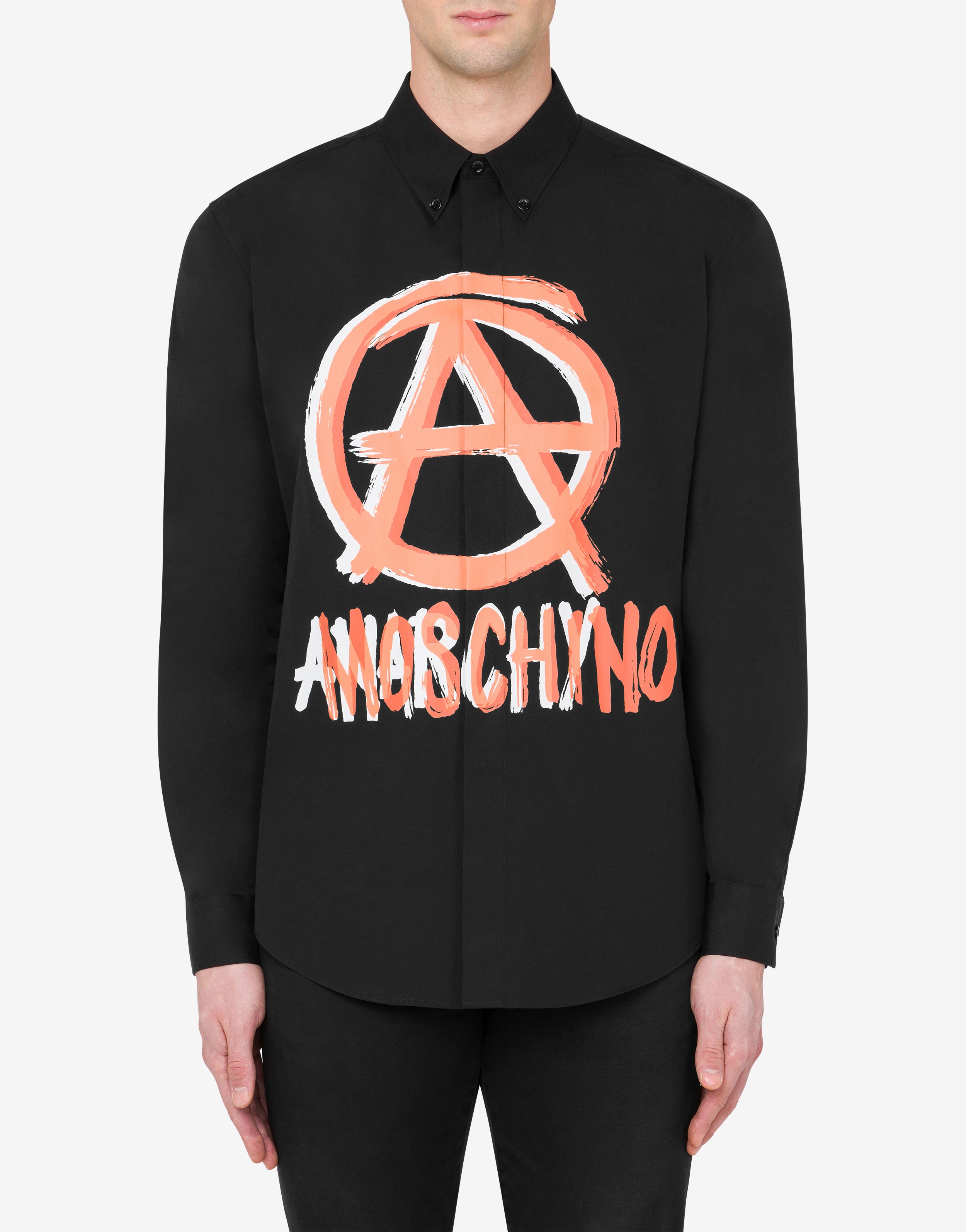 MOSCHINO ANARCHY POPLIN SHIRT - 2