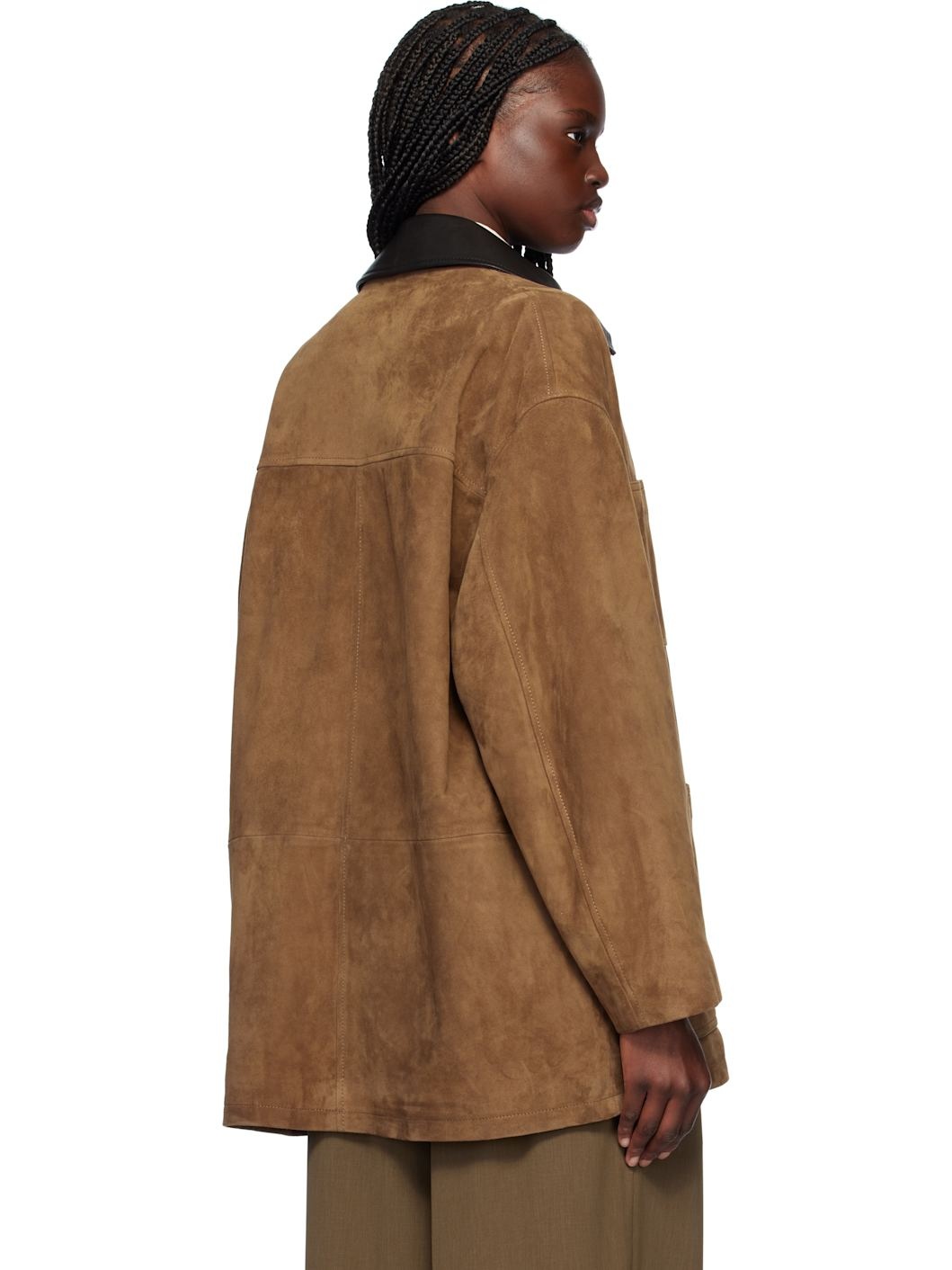 Brown Bam Suede Jacket - 3