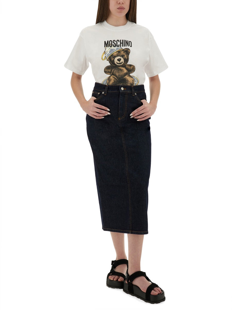 T-Shirt With "Teddy" Print - 2