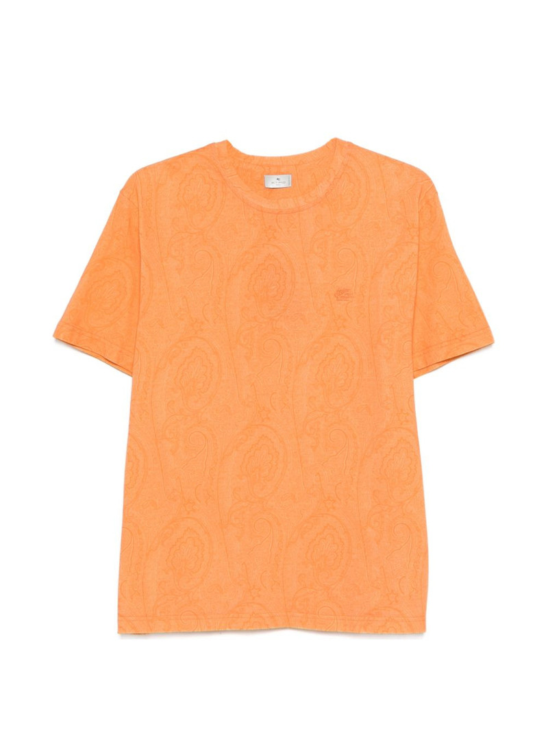 paisley-print T-shirt 1
