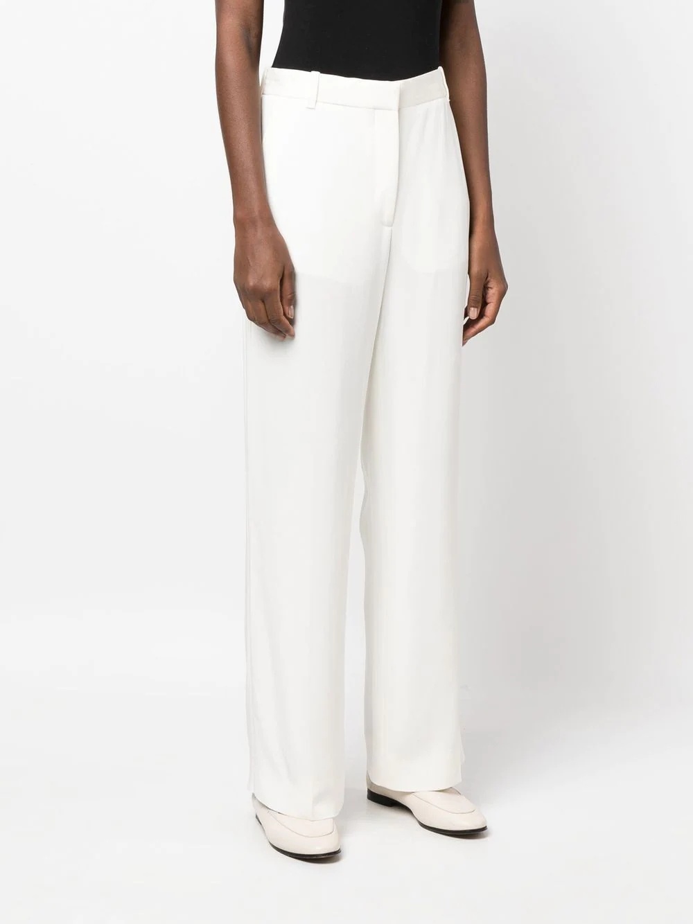 high-rise wide-leg trousers - 3