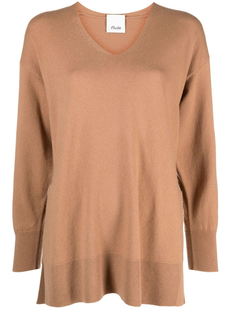 V-neck long-sleeve jumper 1