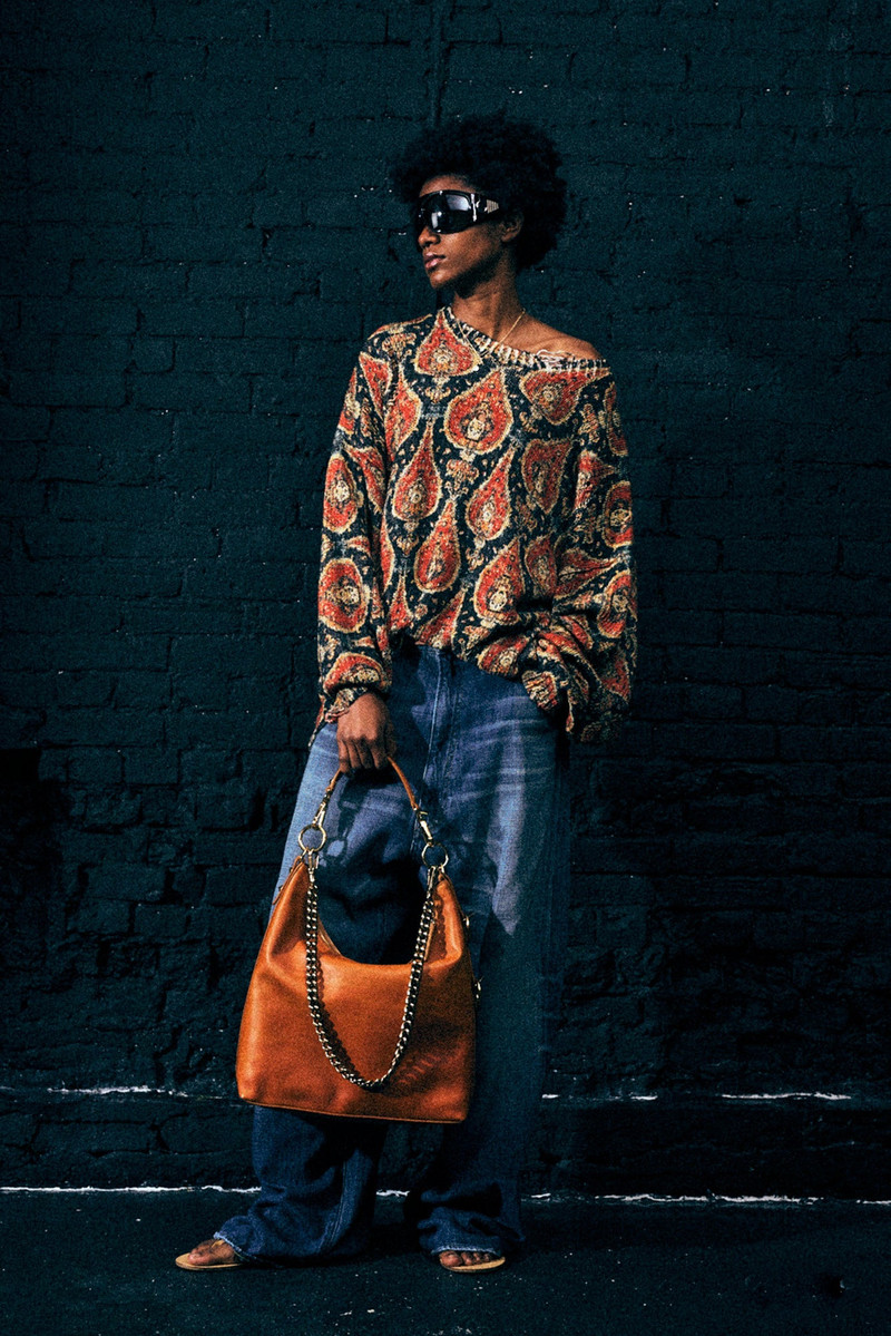 R13 PRINTED OVERSIZED SWEATER outlook