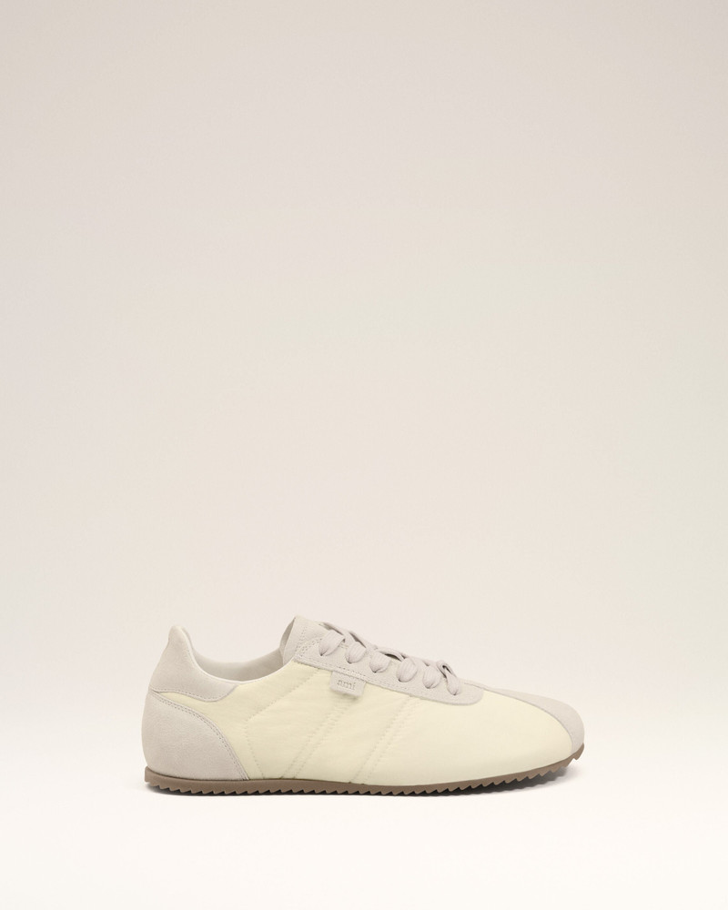 WHITE NYLON SOFT SNEAKERS 1