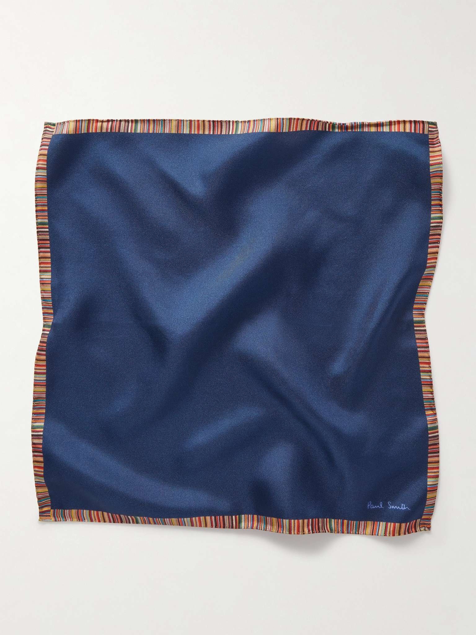 Striped Silk-Twill Pocket Square - 2
