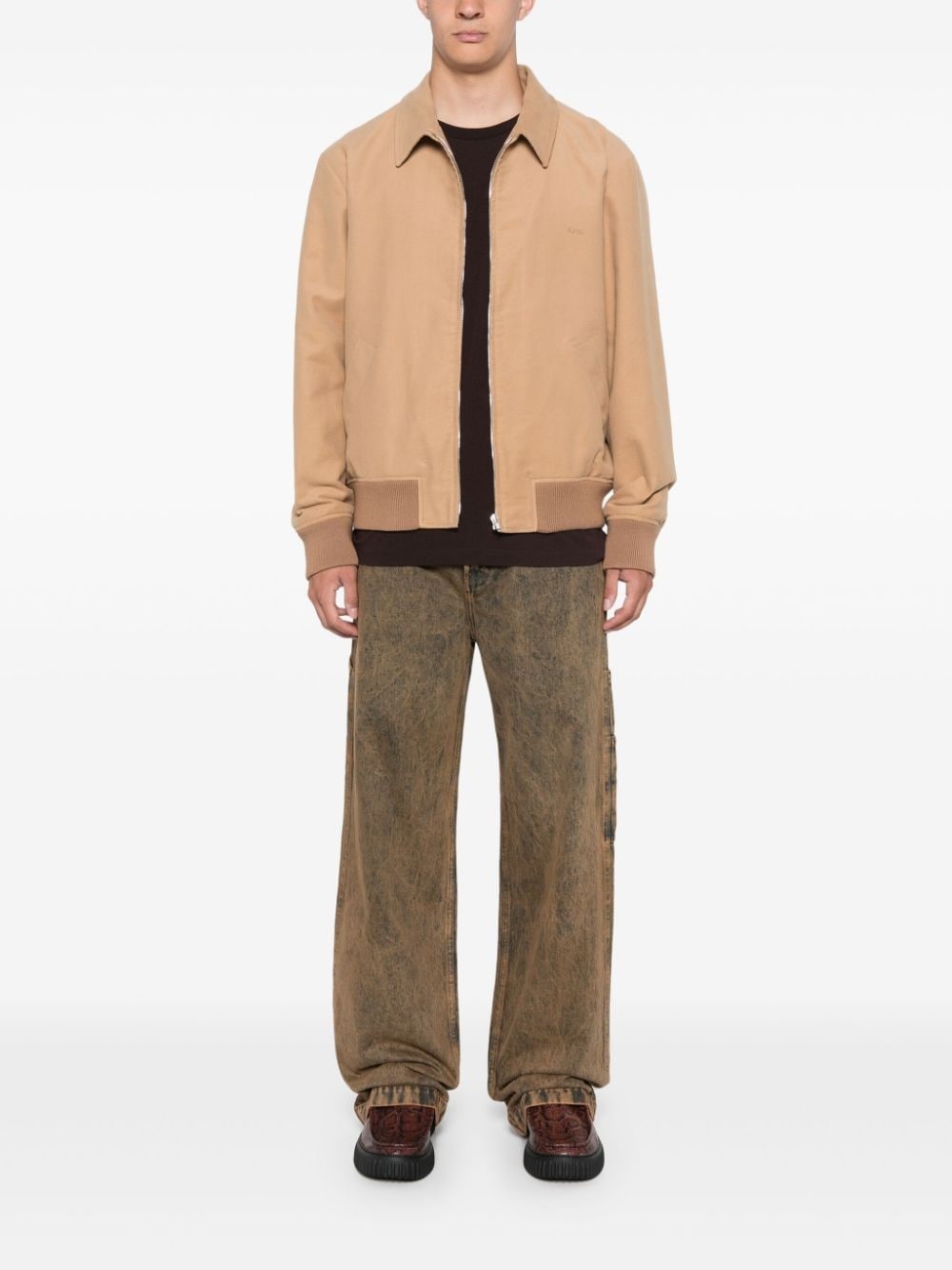 logo-embroidered jacket - 2
