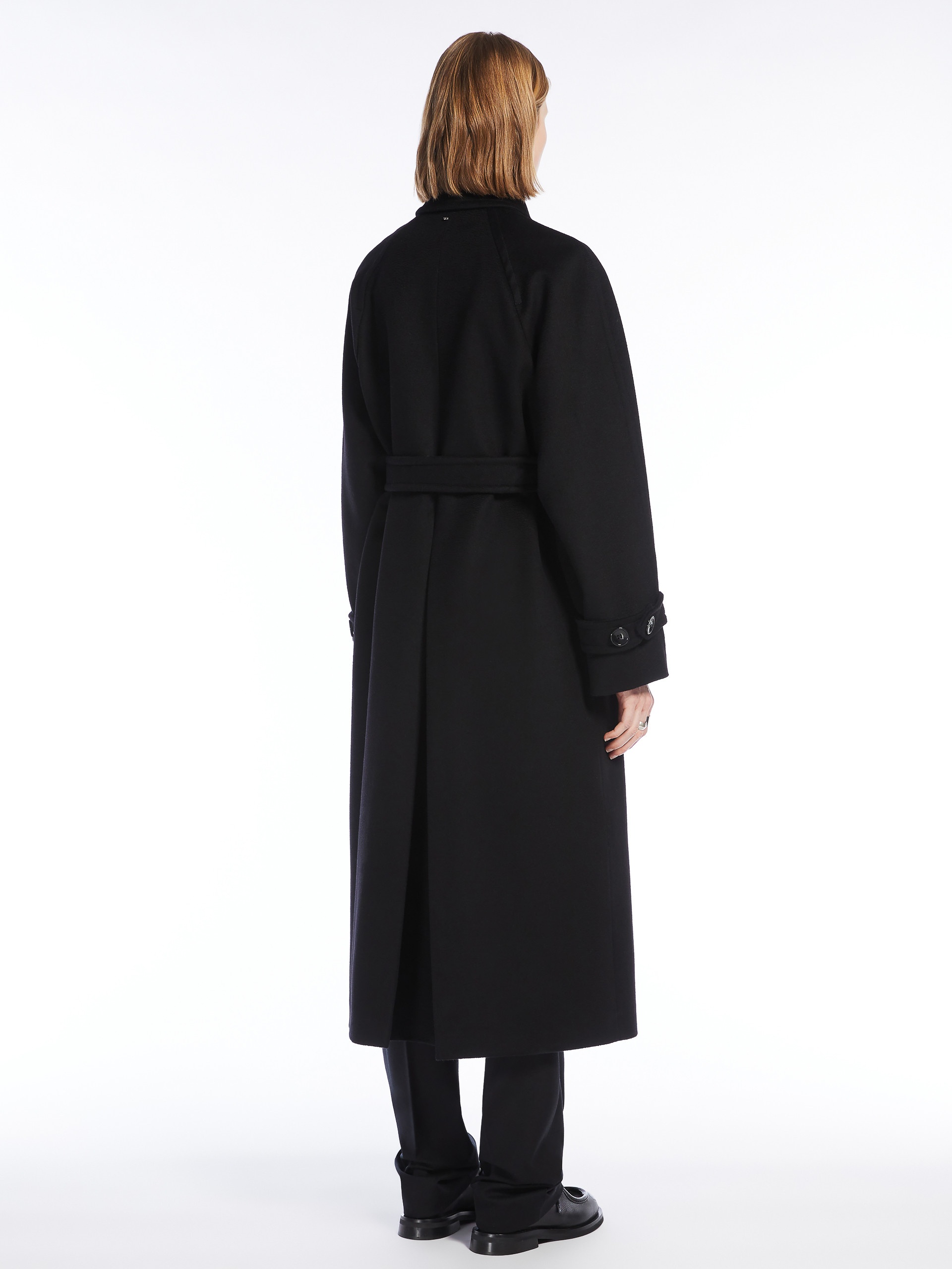 LEANDRO Double-breasted pure wool coat - 4