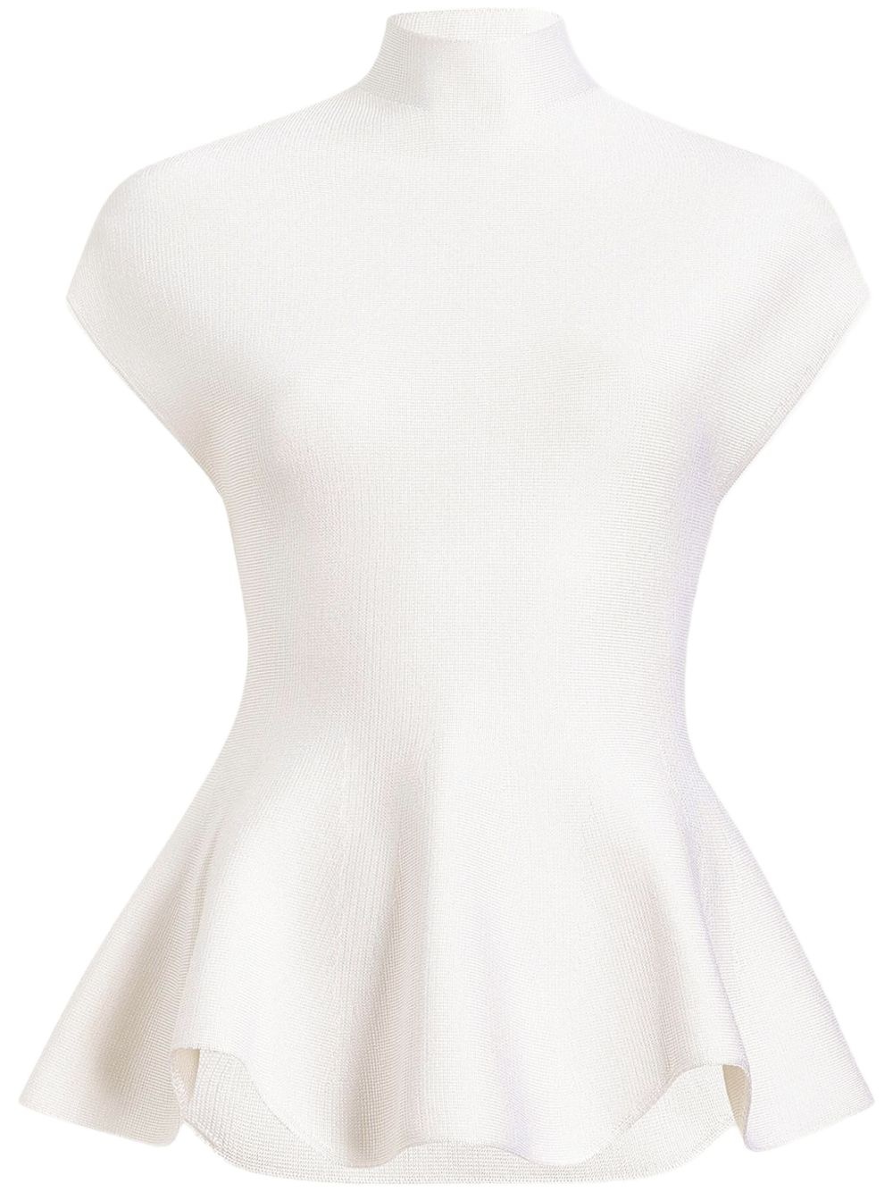 peplum-hem top - 1