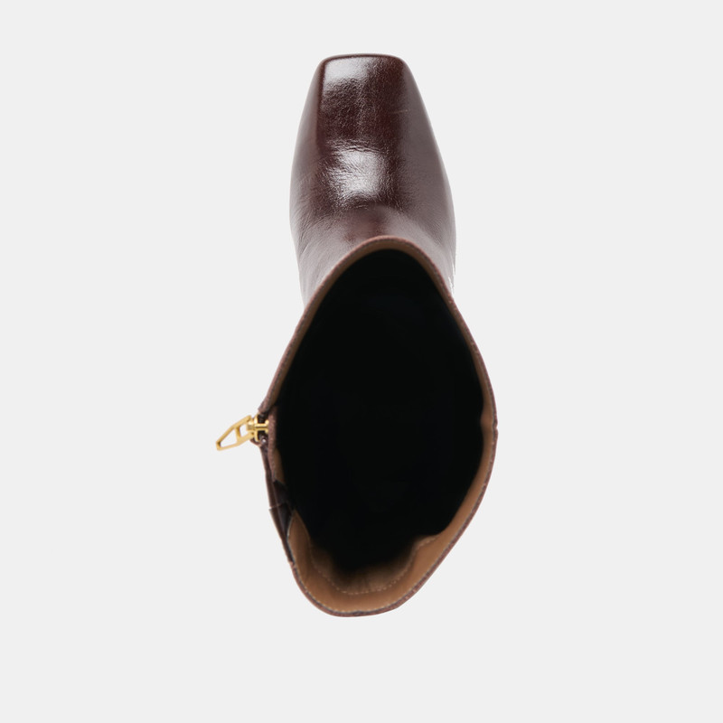 RIGGS WIDE CALF BOOTS CHOCOLATE LEATHER 11