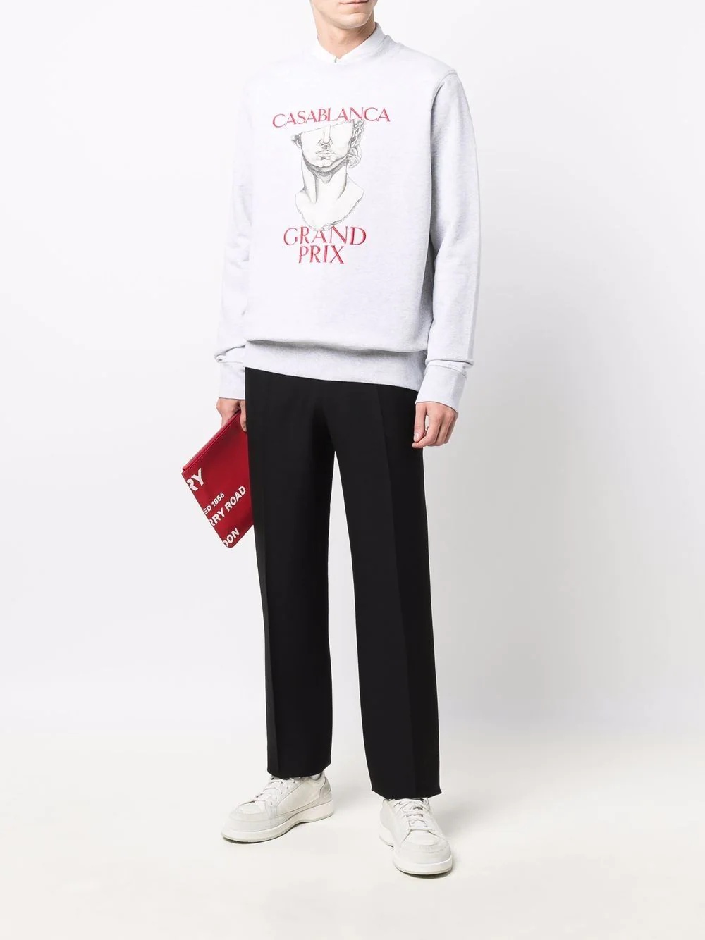 logo-print long-sleeve sweatshirt - 2