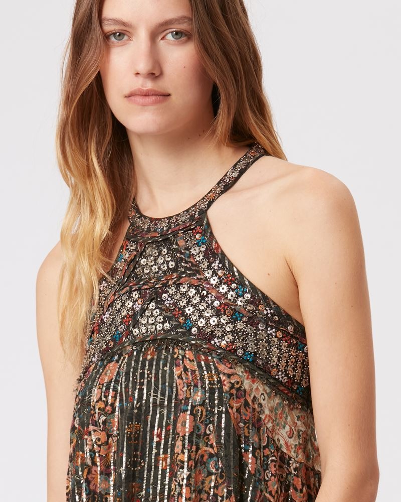 ORFRA SILK DRESS - 4