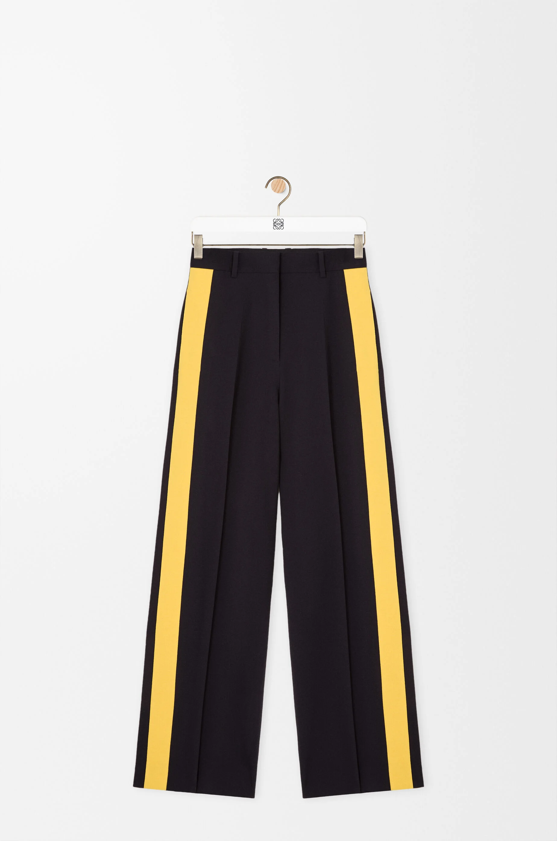 Trousers in viscose and wool blend - 1