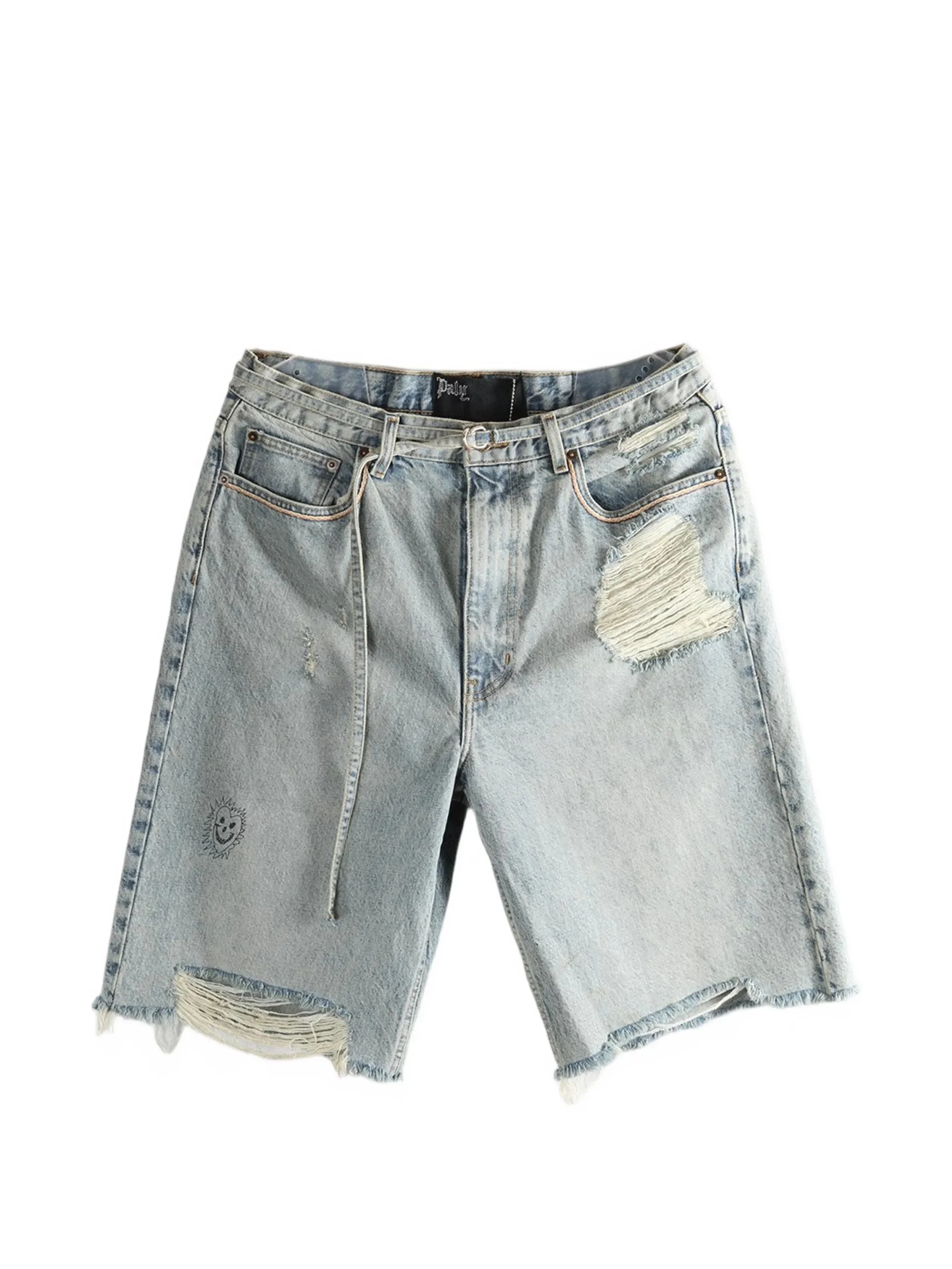 Paly Hollywood Distressed Shorts - 1