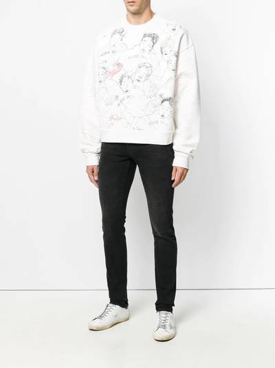 Enfants Riches Déprimés sketch print sweatshirt outlook