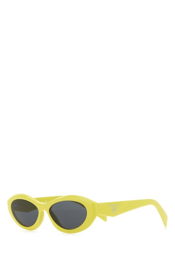 Prada Woman Yellow Acetate Sunglasses - 1