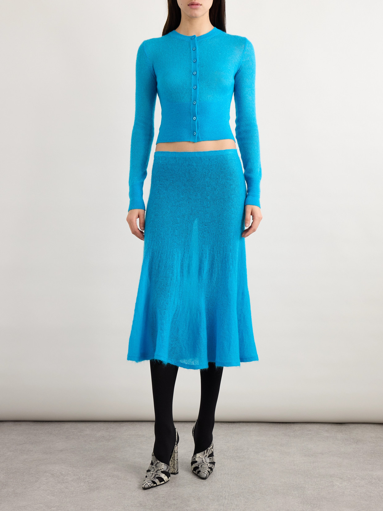 Mohair-blend Cardigan - 2