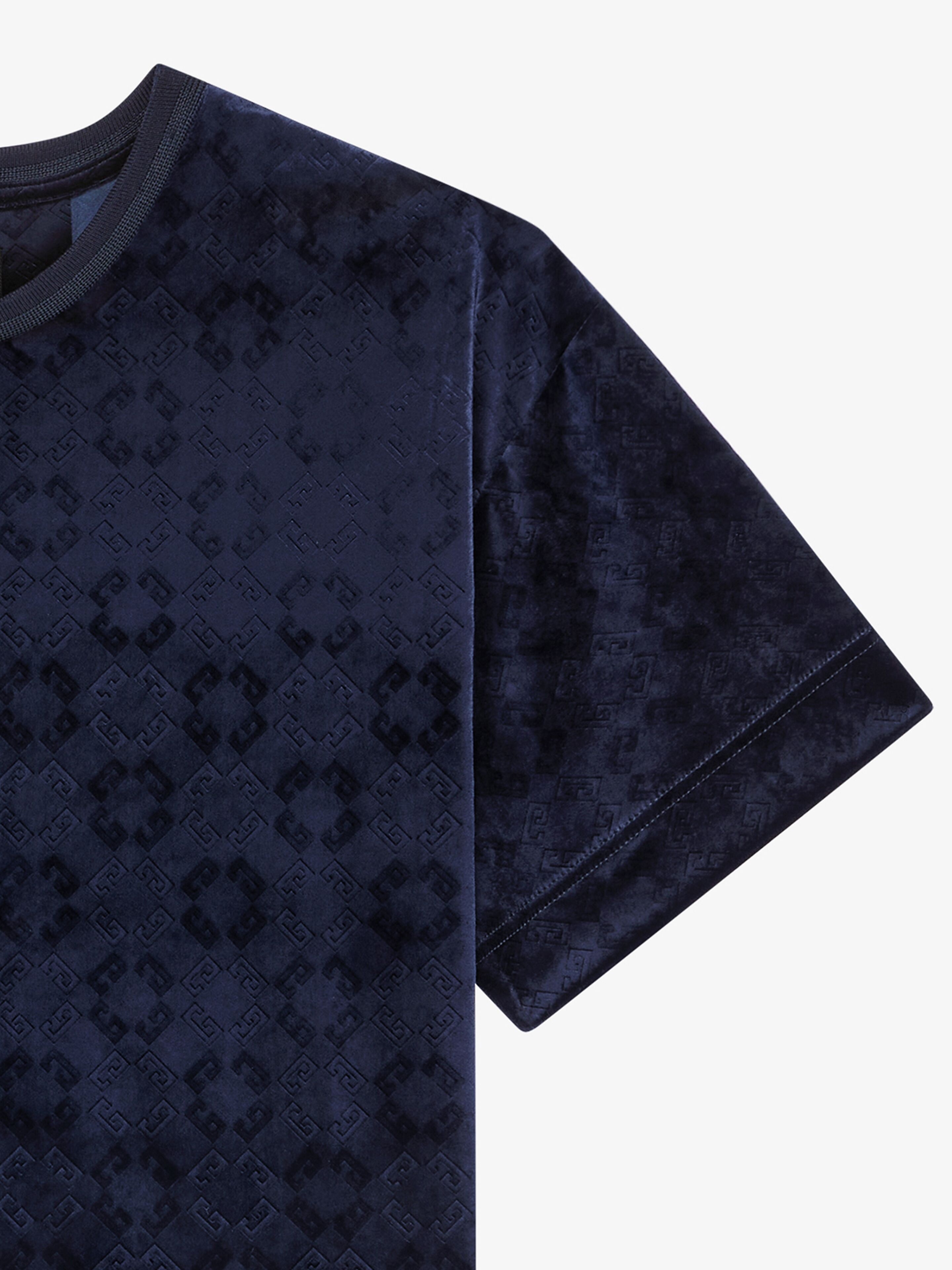 T-SHIRT IN MONOGRAM 72 VELVET - 2