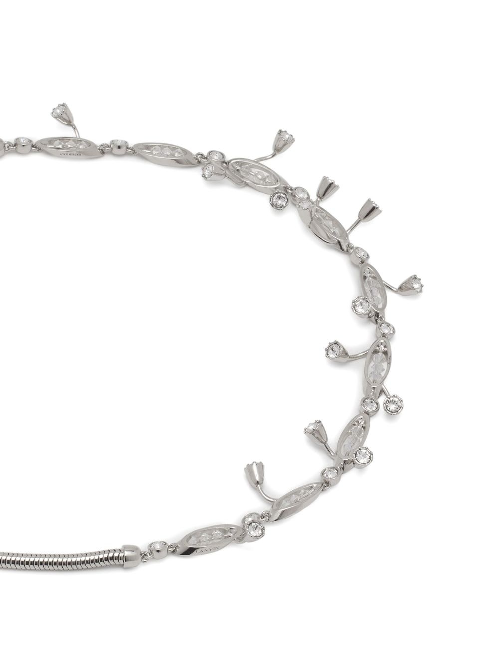 crystal-embellished necklace - 3