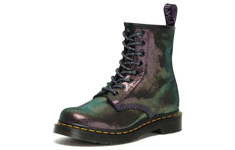 (WMNS) Dr.Martens 1460 Disco Iridescent Suede Lace Up Boots 'Purple' 26958519 - 2