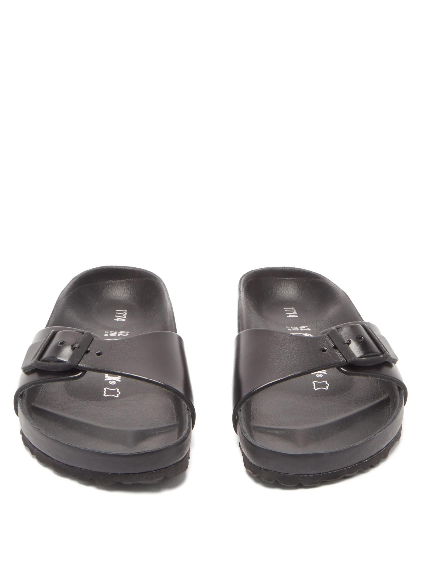 Madrid one-strap leather sandals - 5