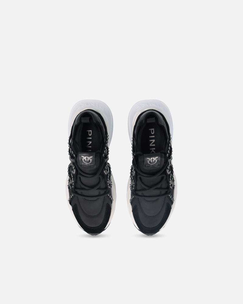 ARIEL SNEAKERS WITH LACES AND RHINESTONES 9