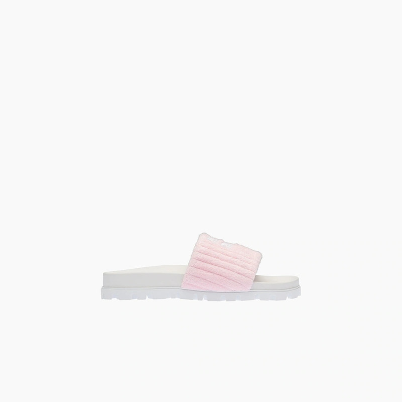 Miu Miu Terry cloth slides outlook