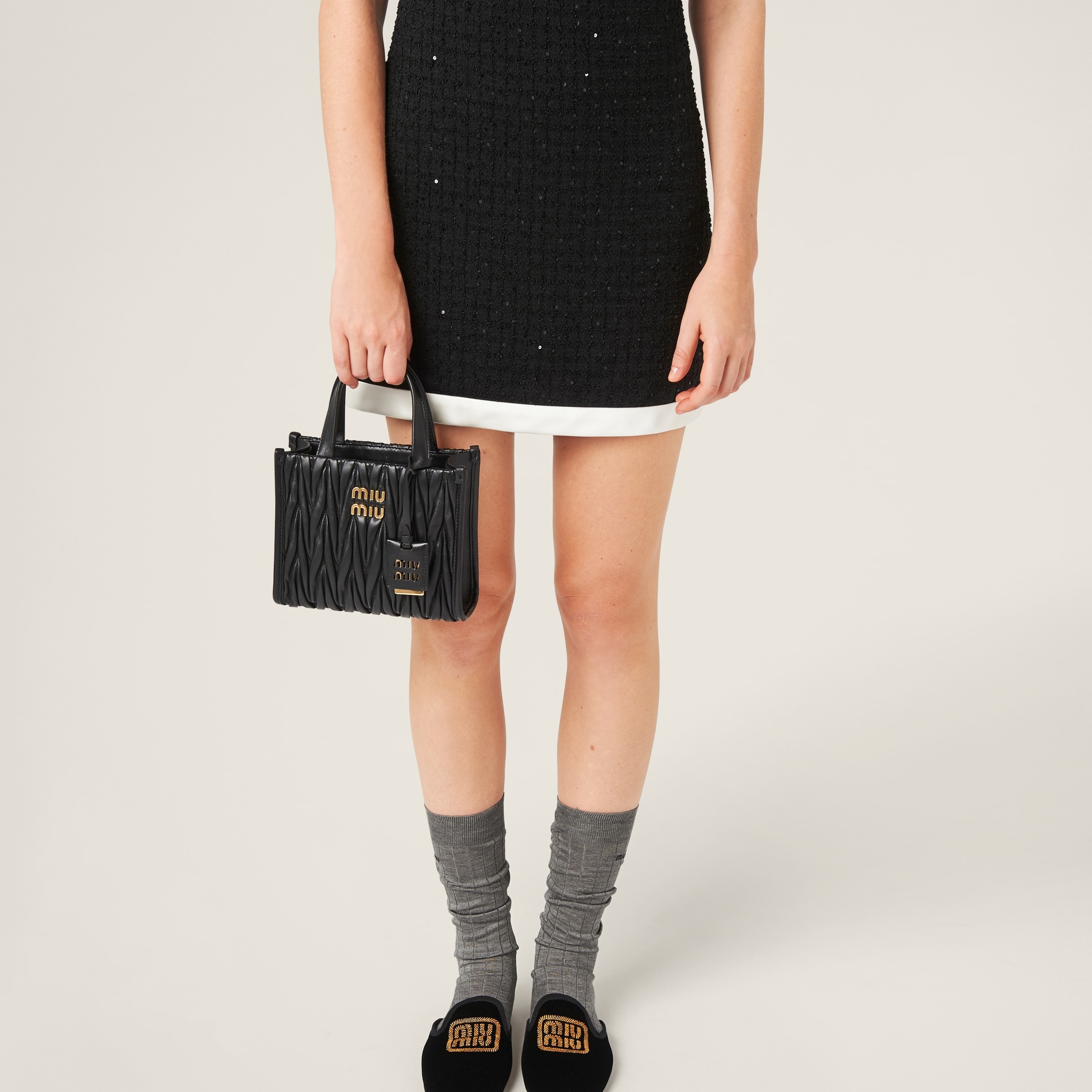 Sequined bouclé mini-dress - 5
