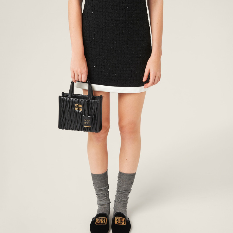 Sequined bouclé mini-dress 5