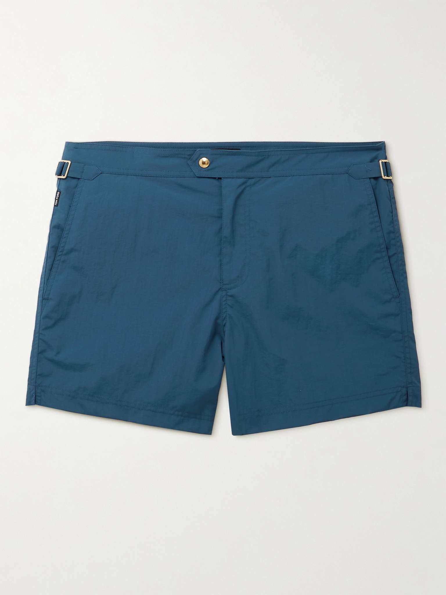 Slim-Fit Mid-Length Swim Shorts - 1