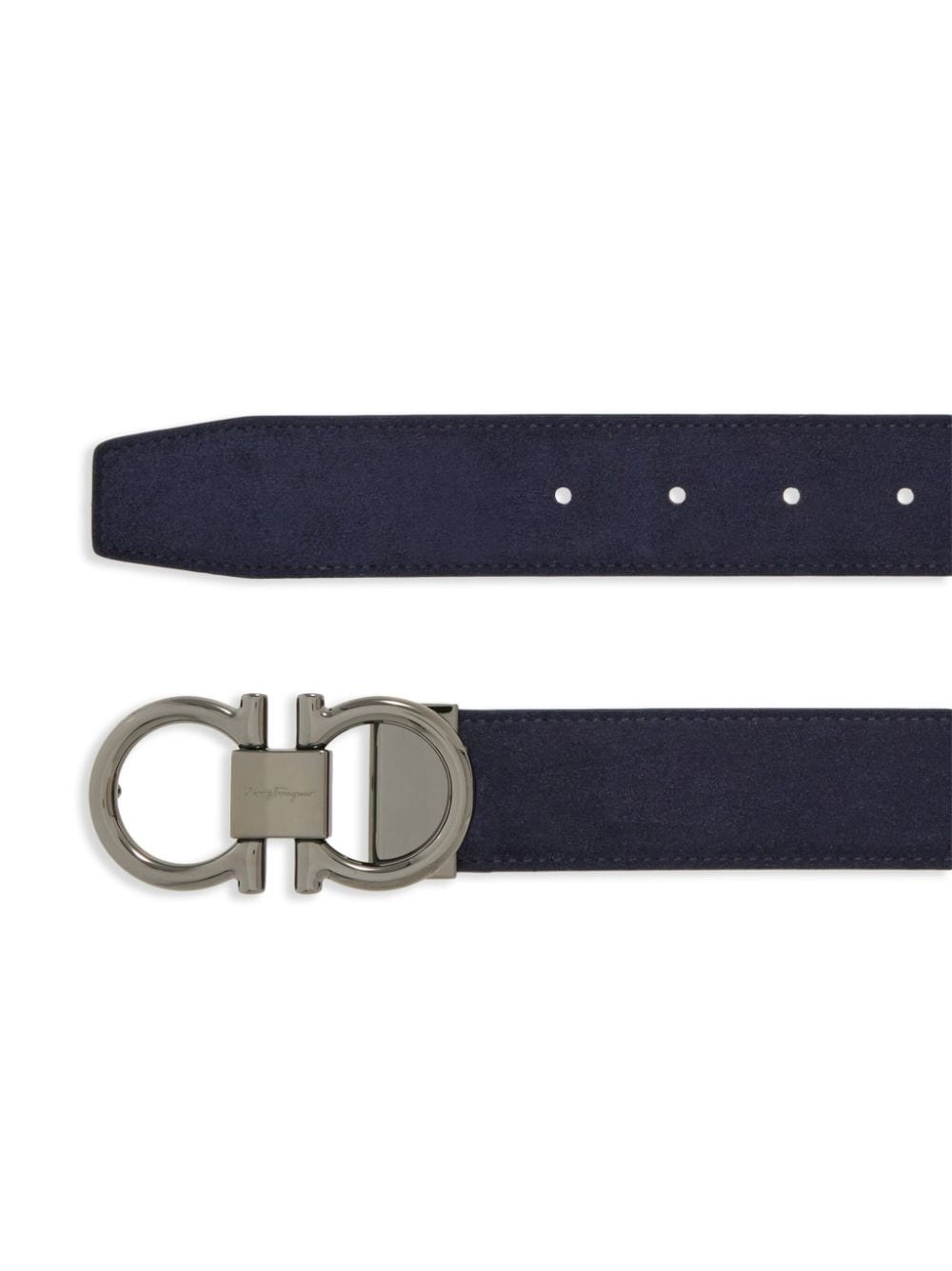 Gancini leather belt - 2